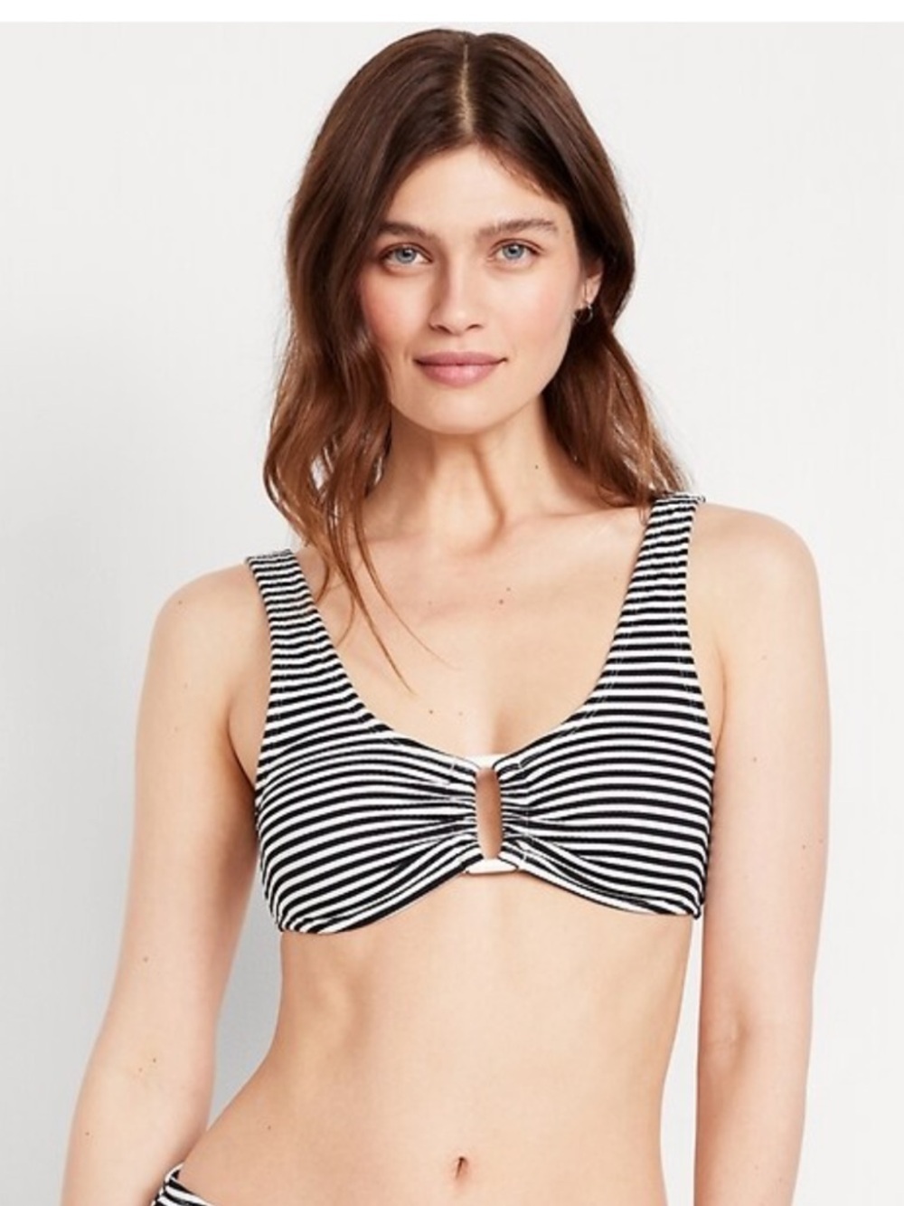 Old Navy Striped Bikini Top small NEW